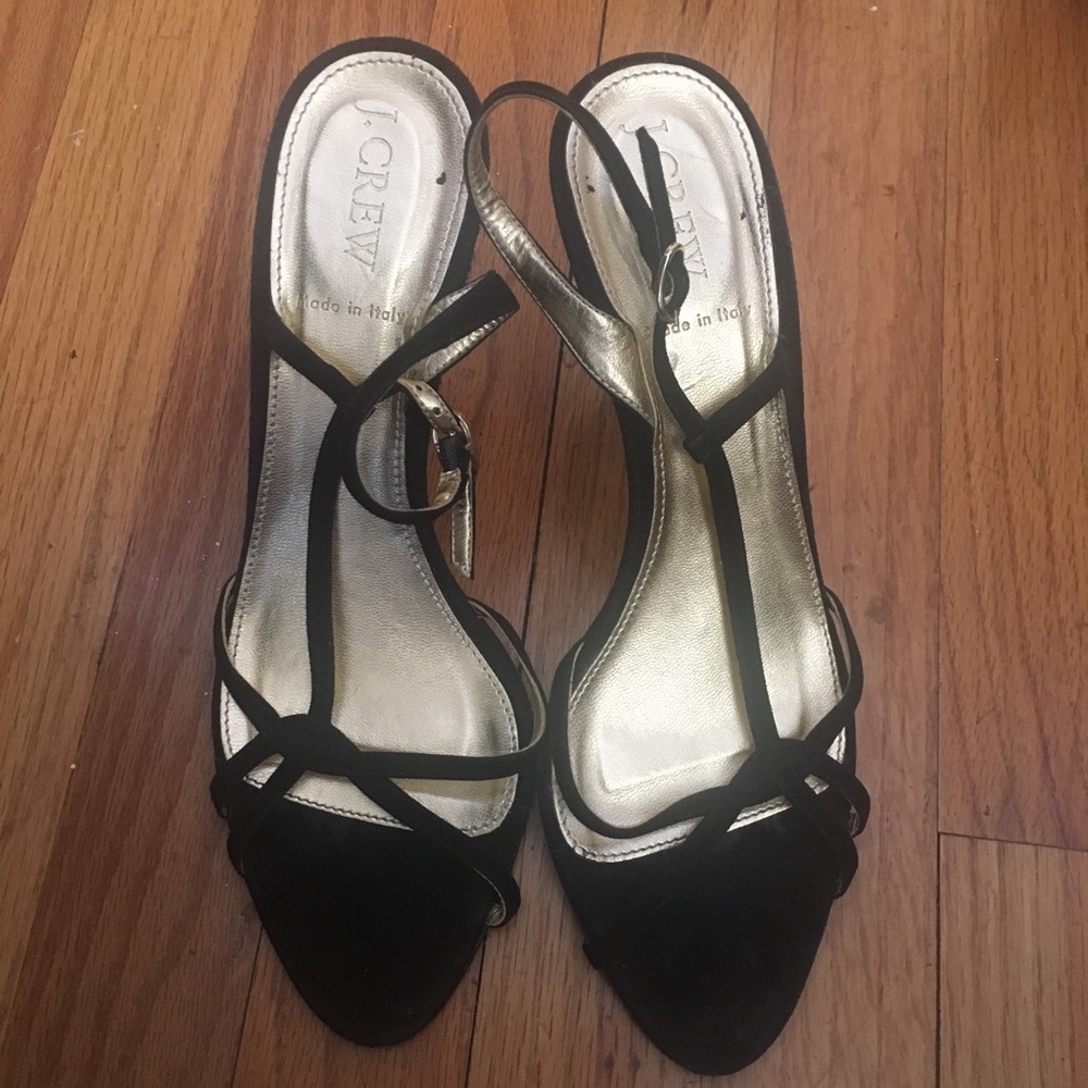 Jcrew Strappy Heeled Sandals